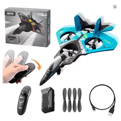 4DRC V17 RC Remote Control Airplane | 2.4G Fighter Glider for Beginners
