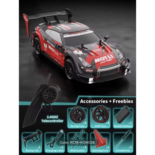 88RC 18B1 GT 2.4G 4WD High-Speed Drift RC Car – Electric Remote Control Racing Car