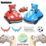 Bumper Battle Bump Car 2.4gHZ With Led Music Ejecting Plush Toys Parent Child Competitive Racing Game  