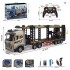 Children’s Remote Control Transport Truck – Double-Decker Container Trailer with Opening Doors, Music & Variable Speed | Toy Truck for Kids