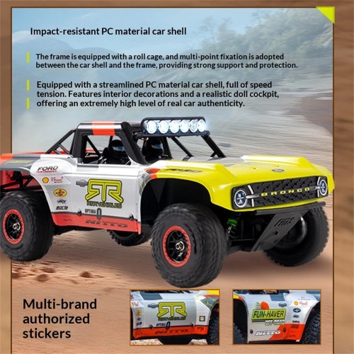 FMS 1:18 FSC18 Ford Bronco EB RTR 24/25 Small Brushless Racing Car RC 4WD Electric Off-Road Truck Short Course