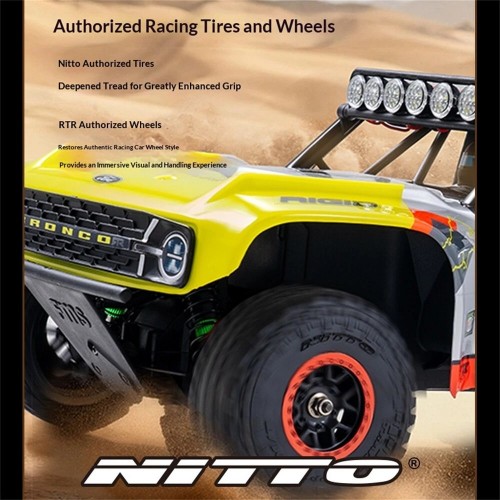 FMS 1:18 FSC18 Ford Bronco EB RTR 24/25 Small Brushless Racing Car RC 4WD Electric Off-Road Truck Short Course