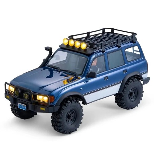 FMS FCX10 PRO 1/10 2.4G 4WD Brushless RC Car for TOYOTA Land Cruiser LC80 RS Remote Controlled Locking Differentials Two Speed Portal Axles LED Light Vehicles Models Toys - Blue FMS FCX10 PRO 1/10 2.4G 4WD Brushless RC Car for TOYOTA Land Cruiser LC80 RS Remote Controlled Locking Differentials Two Speed Portal Axles LED Light Vehicles Models Toys - Blue