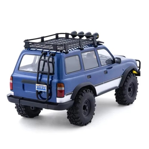 FMS FCX10 PRO 1/10 2.4G 4WD Brushless RC Car for TOYOTA Land Cruiser LC80 RS Remote Controlled Locking Differentials Two Speed Portal Axles LED Light Vehicles Models Toys - Blue FMS FCX10 PRO 1/10 2.4G 4WD Brushless RC Car for TOYOTA Land Cruiser LC80 RS Remote Controlled Locking Differentials Two Speed Portal Axles LED Light Vehicles Models Toys - Blue