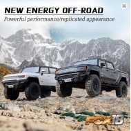 Fms FX18 1:18 Hummer Ev Pickup Truck Electric Rc Remote Control Vehicle Off-Road Climbing Vehicle Model