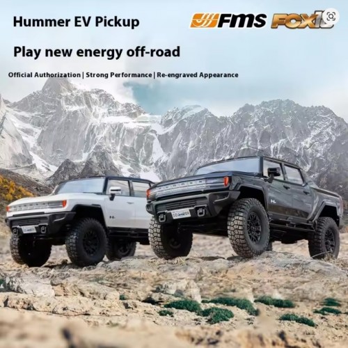Fms FX18 1:18 Hummer Ev Pickup Truck Electric Rc Remote Control Vehicle Off-Road Climbing Vehicle Model Fms FX18 1:18 Hummer Ev Pickup Truck Electric Rc Remote Control Vehicle Off-Road Climbing Vehicle Model