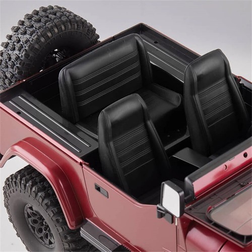 FMS ROCHOBBY Mashigan RS Red RTR 1/10 2.4G 4WD RC Car Rock Crawler Off-Road Climbing Monster Truck LED Light Metal Gear Frame Full Proportional Vehicles Models Toys - Red