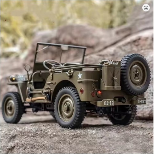 FMS RC Car 1/12 1941 MB Scaler Willys Jeep 2.4G 4WD RTR Crawler Climbing Scale Military Truck 