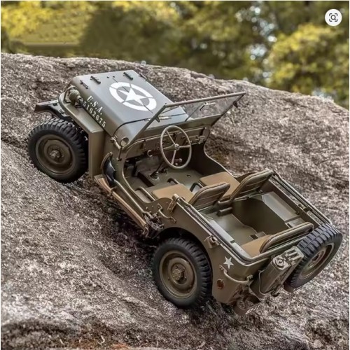 FMS RC Car 1/12 1941 MB Scaler Willys Jeep 2.4G 4WD RTR Crawler Climbing Scale Military Truck 