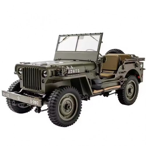 FMS RC Car 1/12 1941 MB Scaler Willys Jeep 2.4G 4WD RTR Crawler Climbing Scale Military Truck 