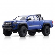 FMS FCX24M for TOYOTA TACOMA RTR 1/24 2.4G 4WD RC Car Officially Licensed Two Speed Off-Road Truck LED Light All-New Metal Ladder-Frame Chassis Gears Shocks Vehicles Models Toys - Blue