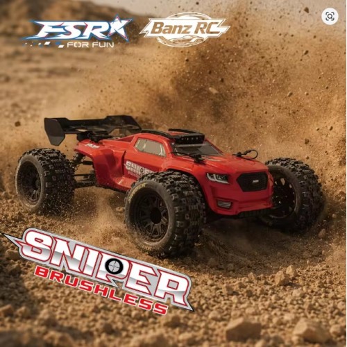 FSR 1/10 SNIPER RC car brushless motor high-speed model vehicle short truck off-road vehicle gyroscope remote control 300 meters