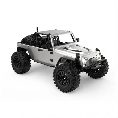 MJX Hyper Go H12Y+ RC Crawler – 1/12 Scale Brushless 4WD RC Rock Crawler (Silver)