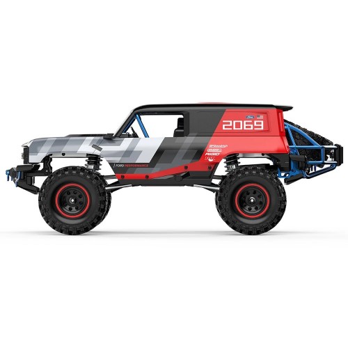 MJX H18P RTR 1/18 2.4G 4WD RC Car Bronco Baja 1000 Crawler Vehicles Models Genuine Authorization - One Battery