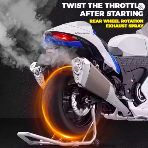 Suzuki Hayabusa GSX-1300R 1:6 Scale Alloy Metal Diecast Motorcycle Model | Sound, Light & Dynamic Display Collectible Suzuki Hayabusa GSX-1300R 1:6 Scale Alloy Metal Diecast Motorcycle Model | Sound, Light & Dynamic Display Collectible