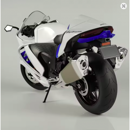 Suzuki Hayabusa GSX-1300R 1:6 Scale Alloy Metal Diecast Motorcycle Model | Sound, Light & Dynamic Display Collectible Suzuki Hayabusa GSX-1300R 1:6 Scale Alloy Metal Diecast Motorcycle Model | Sound, Light & Dynamic Display Collectible