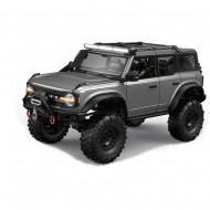 HB Toys RTR R1004-1 Upgraded Version 1/10 2.4G 4WD RC Car with Winch Differential Lock Full Proportional Rock Crawler LED Light 2 Speed Off-Road Climbing Truck Vehicles Models Toys - Blue Upgraded Version