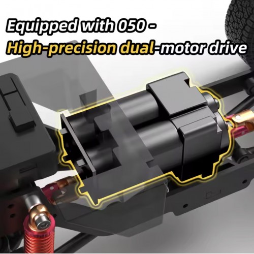 HGRC HG4-211 1/16 Toyota FJ40 AWD RC Crawler RTR with Smoke Unit, Lights, Sound & Metal Drive Shafts