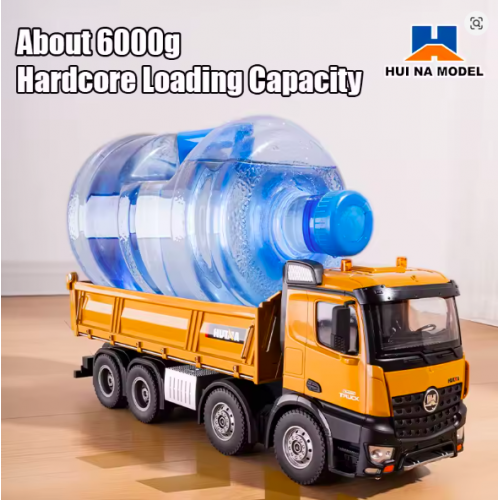Huina 1536 1:14 Alloy RC Dump Truck – 12CH Large 8-Wheel Heavy Construction Transport Vehicle Huina 1536 1:14 Alloy RC Dump Truck – 12CH Large 8-Wheel Heavy Construction Transport Vehicle