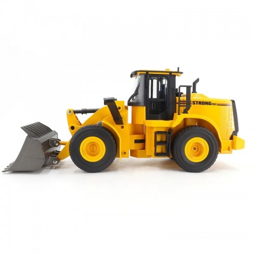 Huina 1552 1:16 RC Wheel Loader – 11CH Die-Cast Electric Construction Bulldozer with Sound & LED Lights