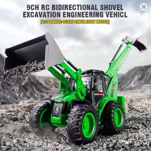 Huina 1579 1:14 RC Forklift Excavator Truck – 2-Way Remote Control Engineering Vehicle Toy for Kids Huina 1579 1:14 RC Forklift Excavator Truck – 2-Way Remote Control Engineering Vehicle Toy for Kids