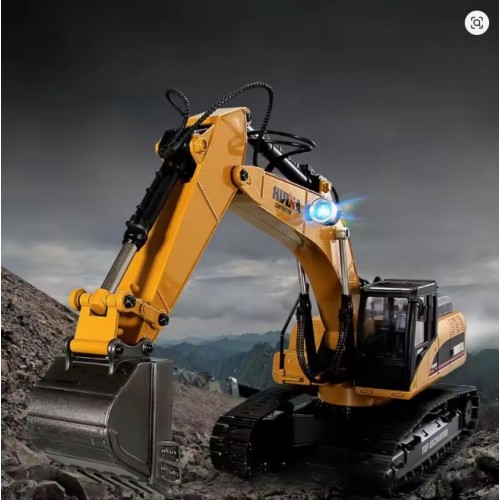 Huina 1580 23-Channel 1:14 Full-Scale Large Alloy Electric Excavator Digging Remote Control Engineering Vehicle Model Huina 1580 23-Channel 1:14 Full-Scale Large Alloy Electric Excavator Digging Remote Control Engineering Vehicle Model