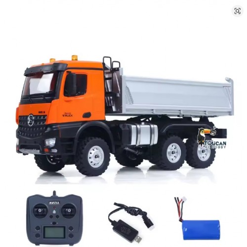 HUINA 1598 1:14 6×6 RC Dumper Truck with Metal Bucket | 2.4G RTR