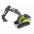 Huina 1661 1:18 Die-Cast Metal RC Excavator – 11CH Radio Control Construction Vehicle with LED Lights