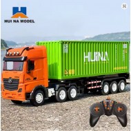 HUINA 1317 Rc Truck 1/18 9Ch Alloy Remote Control Container Cars Trucks Lighting Sound Radio Controlled