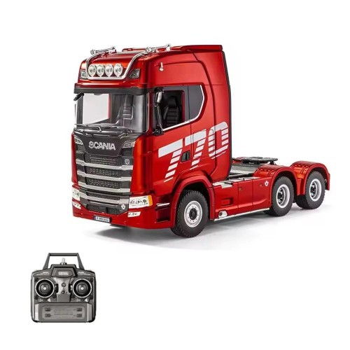Huina 1501 1/18 2.4G 19CH Scania Tractor Truck RTR Cool Light Full Scale RC Car Vehicle Models - Only RC Trailer