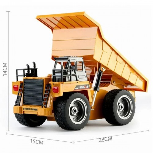 Huina 1534 RC Dump Truck – Heavy Duty 1/20 Scale Construction Model