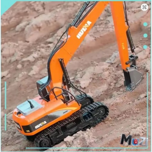 Huina 1551 fifteen Channels 1:14 Remote Control Alloy Long Arm Excavator Children'S Electric Toy Engineering Vehicle Model Toy