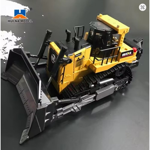 HUINA 1554 RC Bulldozer Rc Bagger Crawler Excavator 2.4G Remote Control Cars RC trucks for Adults RC Tractor Bagger Trailer 