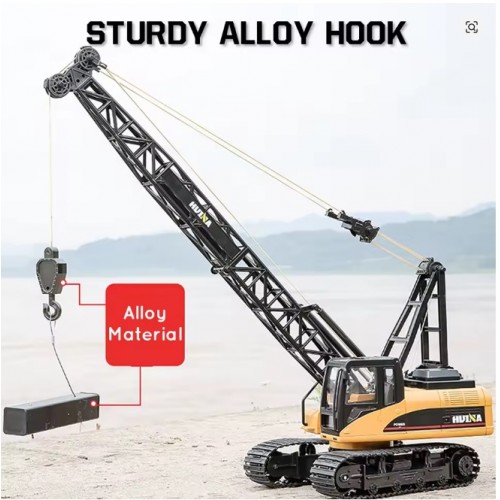 HUINA 1572 1:14 RC Truck Crane | 15CH Metal Alloy Construction Vehicle 2.4GHz HUINA 1572 1:14 RC Truck Crane | 15CH Metal Alloy Construction Vehicle 2.4GHz