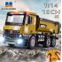 HuiNa 1573 1/14 RC Truck 10 Channel 2.4G Remote Control Loader Truck Engineering Vehicle RC Toy 
