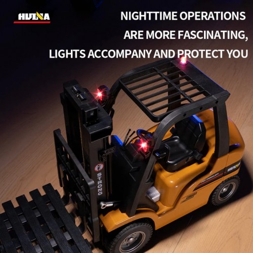 Huina 1577H RC Forklift – 1/10 Scale Semi-Alloy 10-Channel RC Forklift