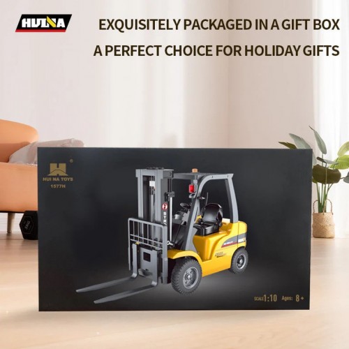 Huina 1577H RC Forklift – 1/10 Scale Semi-Alloy 10-Channel RC Forklift