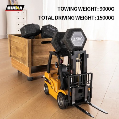 Huina 1577H RC Forklift – 1/10 Scale Semi-Alloy 10-Channel RC Forklift