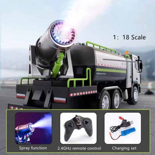 Huina 616 Rechargeable RC Fog Car – Sanitation Spray & Dust Control Truck