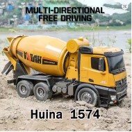 Huina 1:14 RC Cement Mixer Truck | Alloy Construction Vehicle