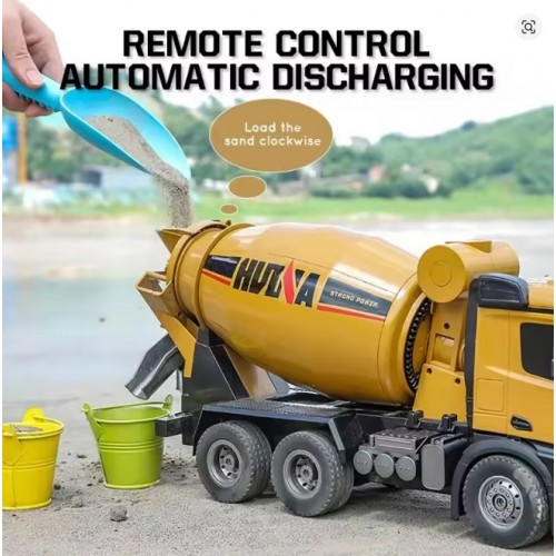 Huina 1:14 RC Cement Mixer Truck | Alloy Construction Vehicle