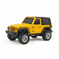 JIABAILE 3601 RTR 1/36 2.4GHz 4WD RC Rock Crawler – Mini Off-Road Climbing Truck with LED Lights, 60 Mins Playtime – Yellow