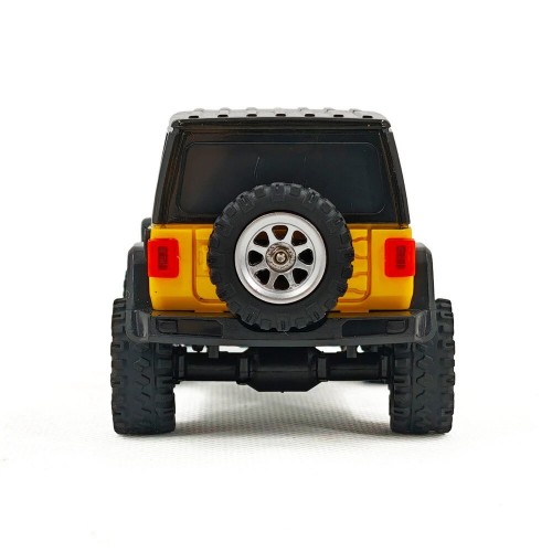JIABAILE 3601 RTR 1/36 2.4GHz 4WD RC Rock Crawler – Mini Off-Road Climbing Truck with LED Lights, 60 Mins Playtime – Yellow
