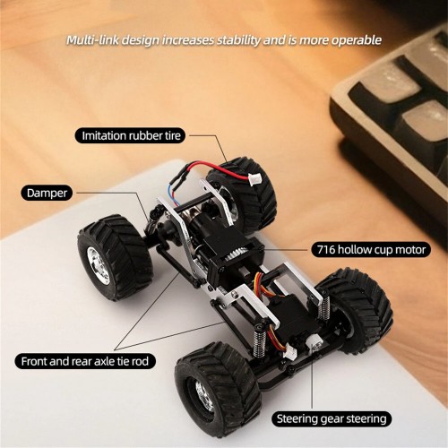 JIABAILE 3602 RTR 1/36 2.4GHz 4WD RC Rock Crawler – Mini Off-Road Climbing Truck with LED Lights, 60 Mins Playtime – Blue JIABAILE 3602 RTR 1/36 2.4GHz 4WD RC Rock Crawler – Mini Off-Road Climbing Truck with LED Lights, 60 Mins Playtime – Blue