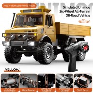 JJRC C8823 Unimog 1/18 6WD RC Car All-Terrain Off-Road Vehicle Transport Rescue Models - Transport vehicle 