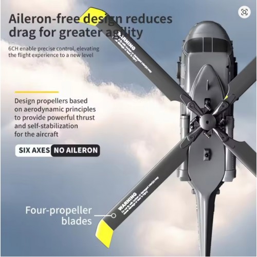 JJRC U9901 RC Helicopter 6CH Brushless Inverted Flight Stunt Remote-Control Helicopter with 6axis Gyro Plane