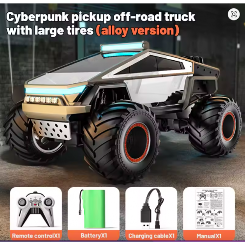JJRC Q202 Alloy Cyberpunk RC Pickup – 1:14 Off-Road Remote Control Car for Kids JJRC Q202 Alloy Cyberpunk RC Pickup – 1:14 Off-Road Remote Control Car for Kids