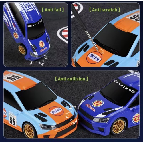 JJRC Q233 Mini 4WD RC Drift Car with LED Lights & Spray – 2.4G High Speed Remote Control Racing Car