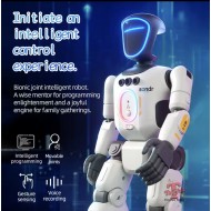 R40 Intelligent RC Robot Toy – Smart Dancing Remote Control Robot for Kids with Lights & Music