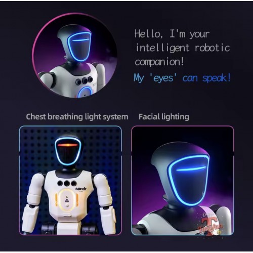 R40 Intelligent RC Robot Toy – Smart Dancing Remote Control Robot for Kids with Lights & Music